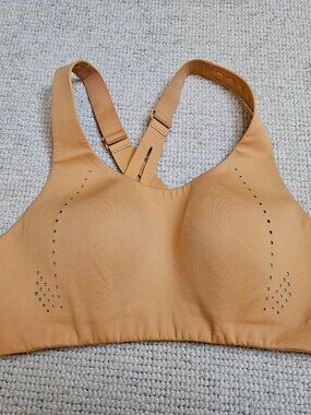 Lululemon AirSupport Bra Nude Tan Beige 32D High Support Workout Athletic